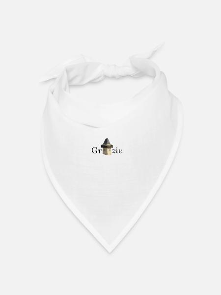 Grazie - Bandana Dreieckstuch - Weiß
