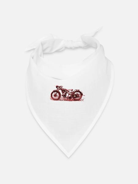 Moto Guzzi - Bandana Dreieckstuch - Weiß