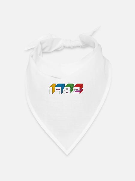 1982 - Bandana Dreieckstuch - Weiß