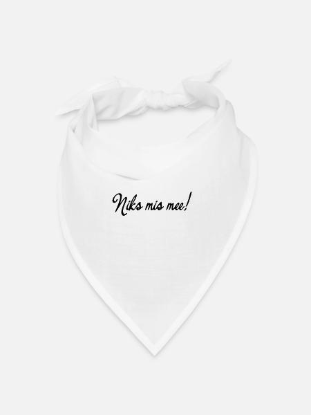 Nichts falsch daran! - Bandana Dreieckstuch - Weiß
