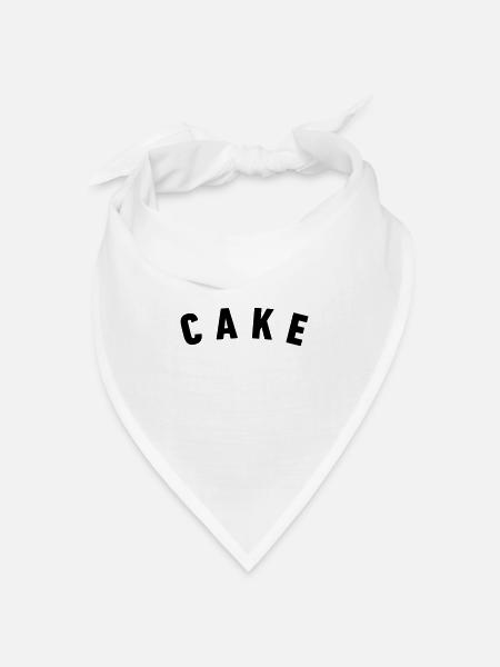 cake - Bandana Dreieckstuch - Weiß