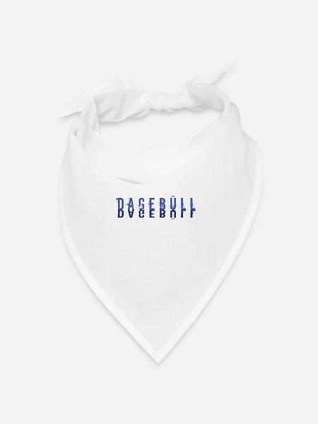 Dagebüll gespiegelt - Bandana Dreieckstuch - Weiß