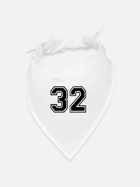 32 - Bandana Dreieckstuch - Weiß