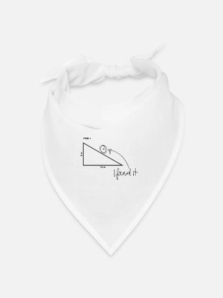 Find x - Bandana Dreieckstuch - Weiß