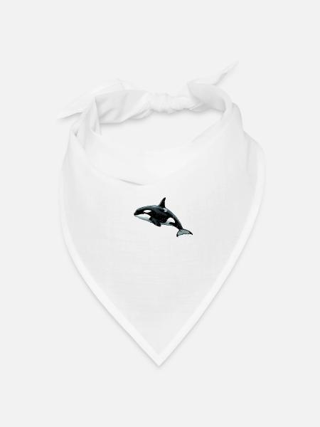 Pflügen - Bandana Dreieckstuch - Weiß