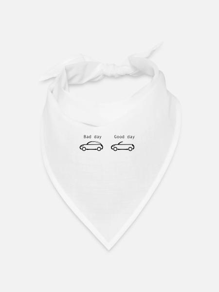 pluriel01 - Bandana Dreieckstuch - Weiß