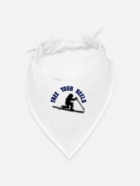free your heels z3 - Bandana Dreieckstuch - Weiß