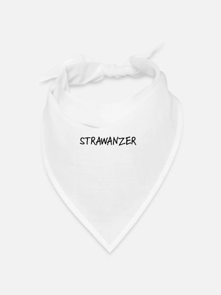 Strawanzer – Wienerisch - Bandana Dreieckstuch - Weiß