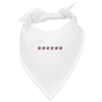 30 - Bandana Dreieckstuch - Weiß - Vorne