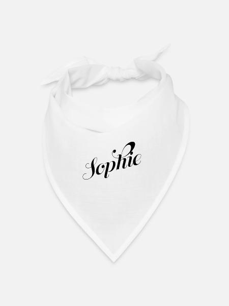 Sophie - Bandana Dreieckstuch - Weiß
