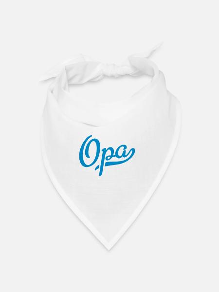 opa - Bandana Dreieckstuch - Weiß