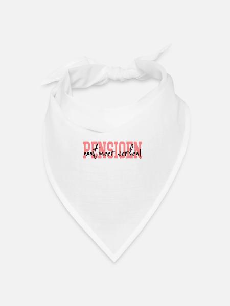 Pension - Bandana Dreieckstuch - Weiß