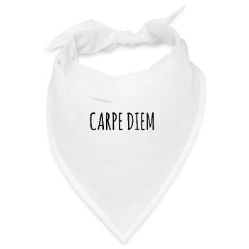 Tshirt carpe diem - Bandana Dreieckstuch - Weiß - Vorne
