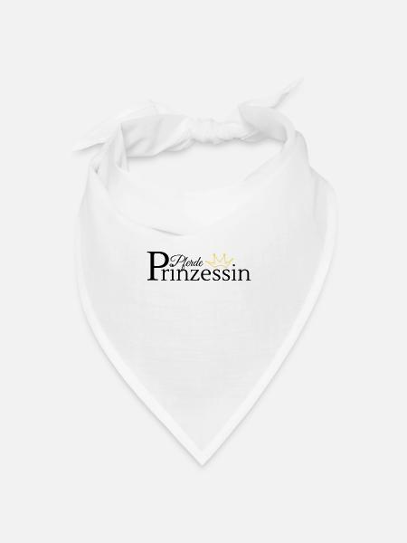 Prinzessin 1 - Bandana Dreieckstuch - Weiß