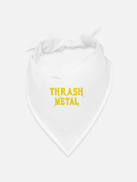 Thrashmetal - Bandana Dreieckstuch - Weiß