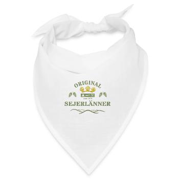 Original Sejerlänner Siegerländer  - Bandana Dreieckstuch - Weiß - Vorne