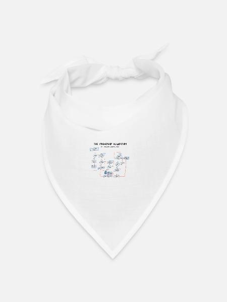 friendship algorithmus - Bandana Dreieckstuch - Weiß