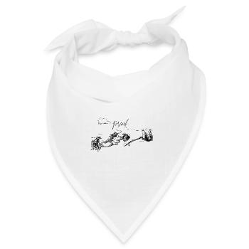 Prout - Bandana Dreieckstuch - Weiß - Vorne