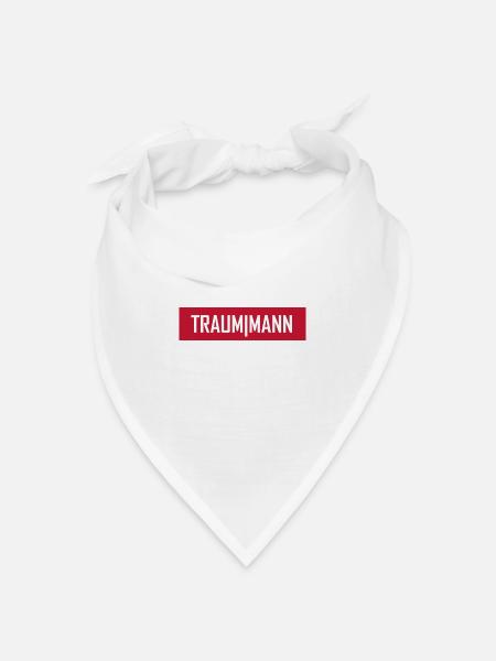 Traummann - Bandana Dreieckstuch - Weiß