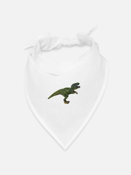 Tom T-Rex - Bandana Dreieckstuch - Weiß