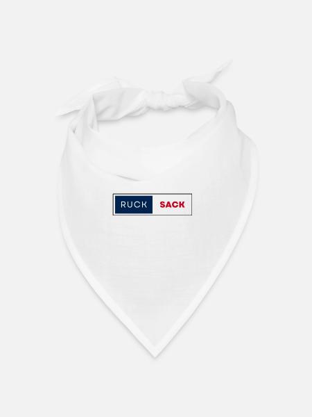 Ruck-Sack-Franzos - Bandana Dreieckstuch - Weiß