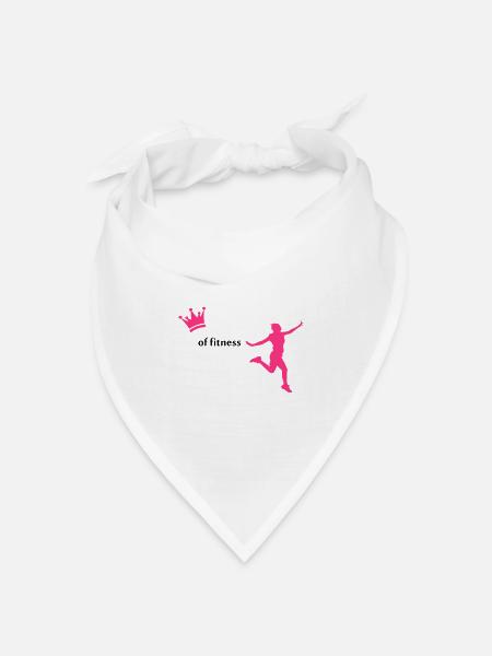 fitness - Bandana Dreieckstuch - Weiß
