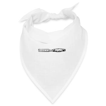 tischler zimmermann schreiner carpenter joiner11 - Bandana Dreieckstuch - Weiß - Vorne