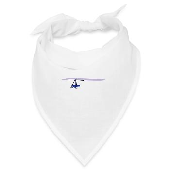 Drachenflieger - Bandana Dreieckstuch - Weiß - Vorne
