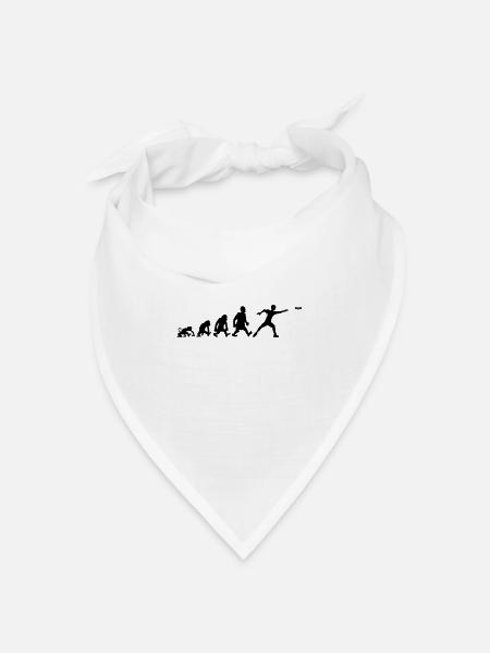 Frisbee ultimative Sportfrisbee - Bandana Dreieckstuch - Weiß