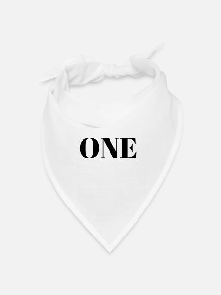 ONE - Bandana Dreieckstuch - Weiß