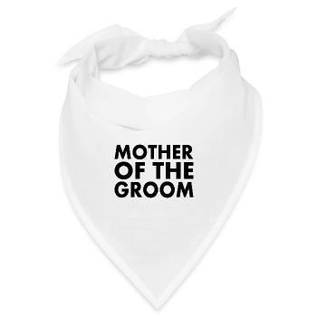 Mother of the groom - Bandana Dreieckstuch - Weiß - Vorne