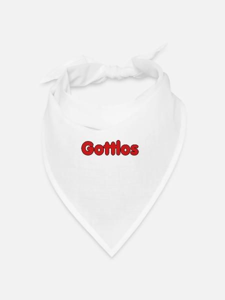 Gottlos4 - Bandana Dreieckstuch - Weiß