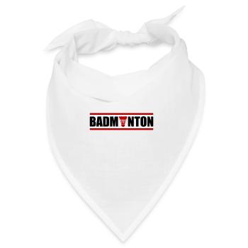 badminton - Bandana Dreieckstuch - Weiß - Vorne
