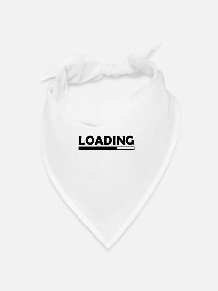 Loading - Bandana Dreieckstuch - Weiß