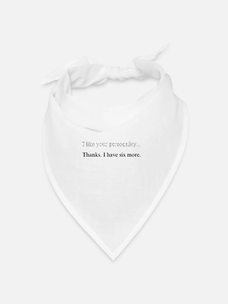 T-Shirt - Bandana Dreieckstuch - Weiß