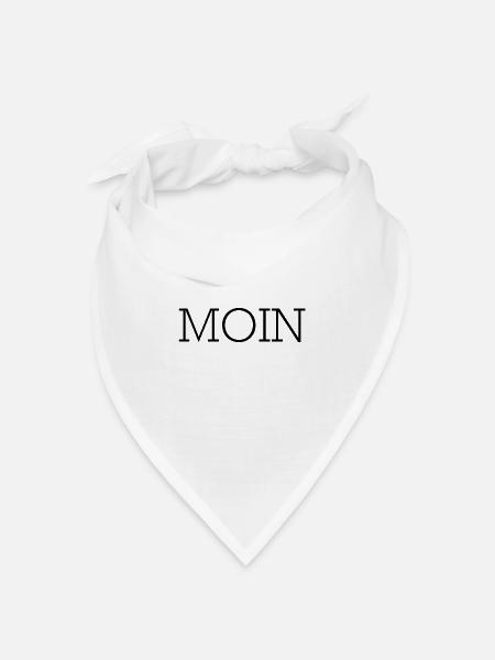 Moin - Bandana Dreieckstuch - Weiß