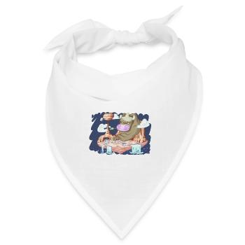 Mexiko - Bandana Dreieckstuch - Weiß - Vorne