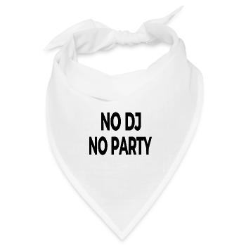 Party - Bandana Dreieckstuch - Weiß - Vorne