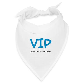 Very Important Papa :) - Bandana Dreieckstuch - Weiß - Vorne