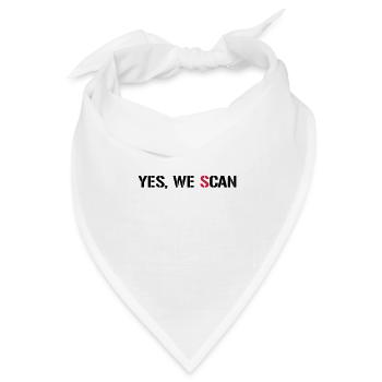 Yes, We Scan NSA PRISM - Bandana Dreieckstuch - Weiß - Vorne