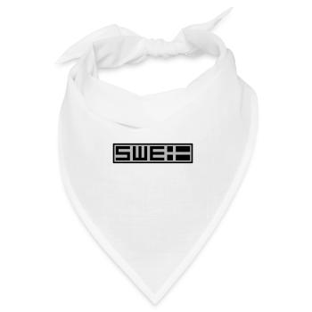 Schwedische Taktik - Bandana Dreieckstuch - Weiß - Vorne