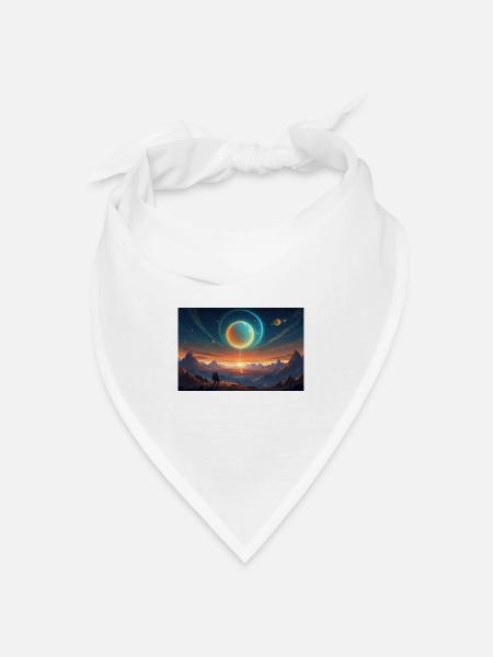 Helldivers Planet X - Bandana Dreieckstuch - Weiß