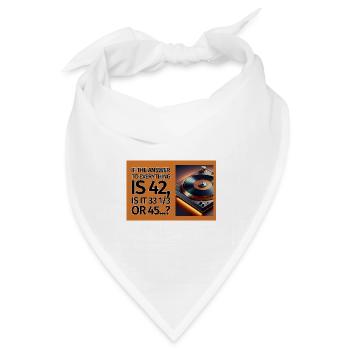 42 is the answer - Bandana Dreieckstuch - Weiß - Vorne