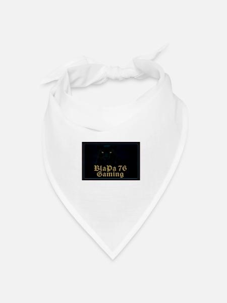 Panther_Background - Bandana Dreieckstuch - Weiß