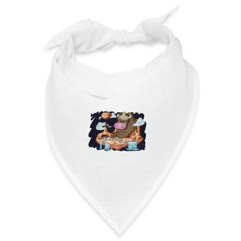 Mexiko - Bandana Dreieckstuch - Weiß - Vorne