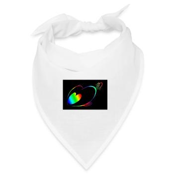 Filou-Speed-Poster - Bandana Dreieckstuch - Weiß - Vorne