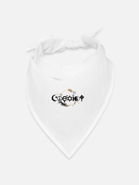 Coexist – Frieden, Vielfalt & Toleranz - Bandana Dreieckstuch - Weiß