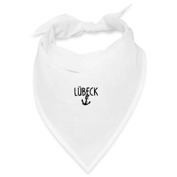 Lübeck - Bandana Dreieckstuch - Weiß - Vorne