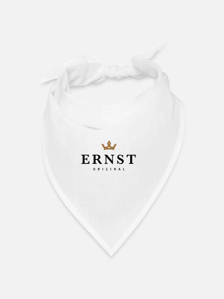 Ernst - Bandana Dreieckstuch - Weiß