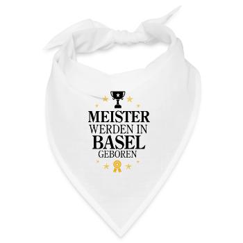 Meister Basel - Bandana Dreieckstuch - Weiß - Vorne